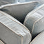Marbella Modular Sofa Beach W/White Piping - Right Facing