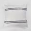 Stripe Slub Cush 50x50 White