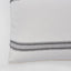 Stripe Slub Cush 50x50 White