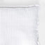 Ribbed Cushion White