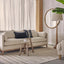Lancia Large - Light Natural - Turned Wood Slender Floor Lamp