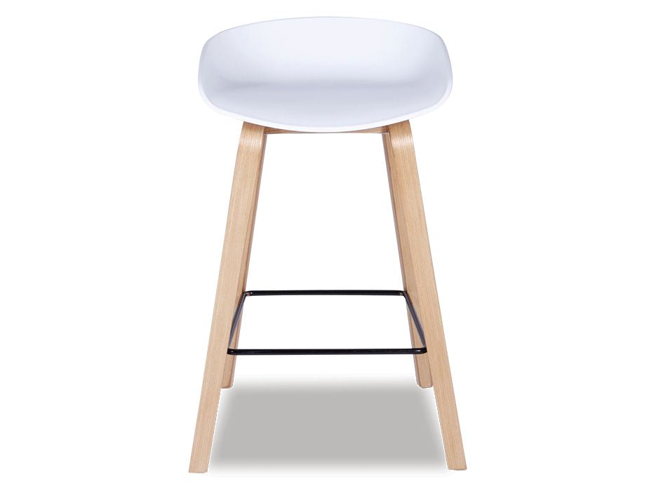 Kobe Stool - Natural - White Shell