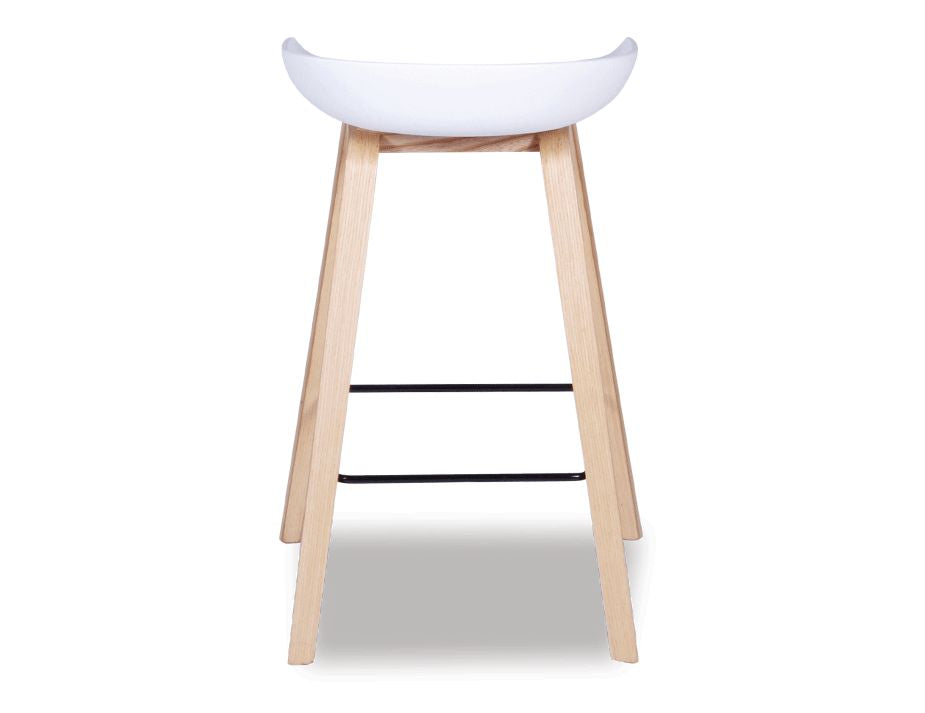 Kobe Stool - Natural - White Shell