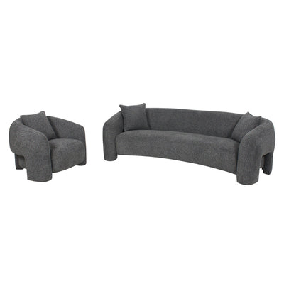 Armchair - Coral Charcoal