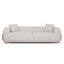 3 Seater Sofa - Beige Linen