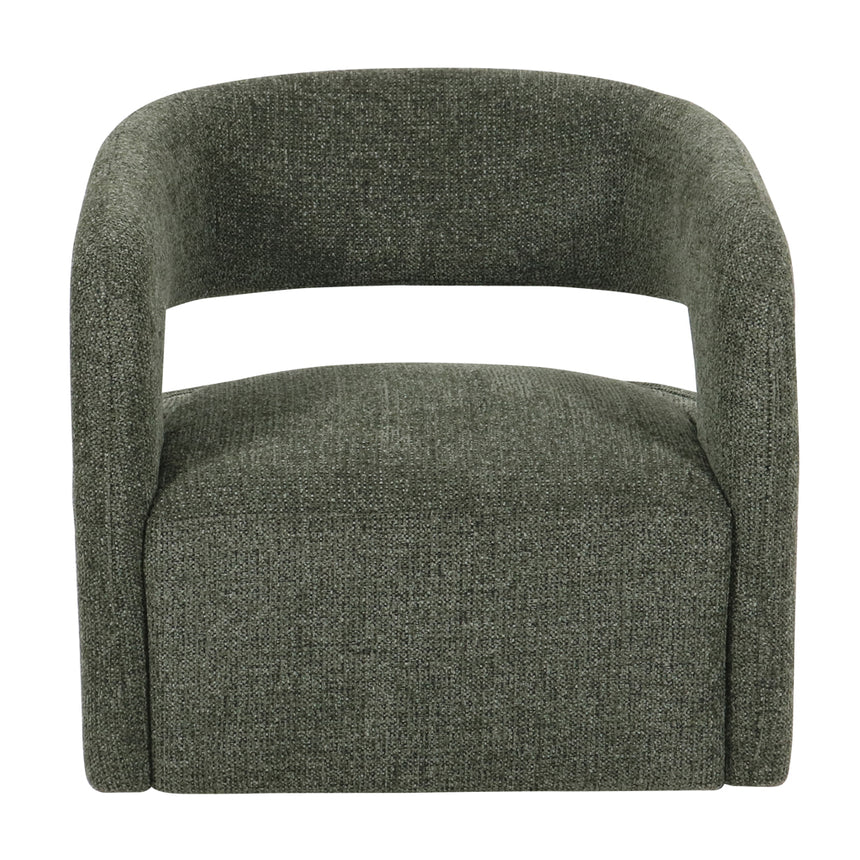 Armchair - Coral Dark Green