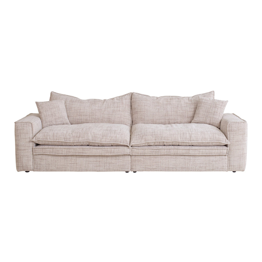 3 Seater Fabric Sofa - Cream