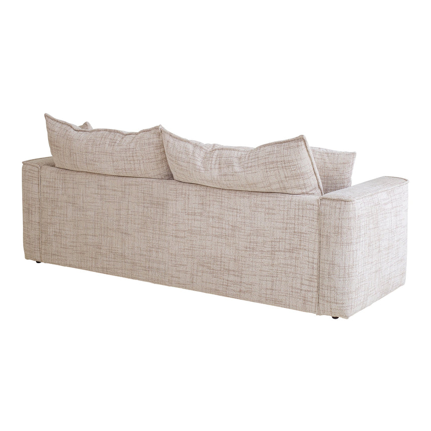 2 Seater Fabric Sofa - Cream