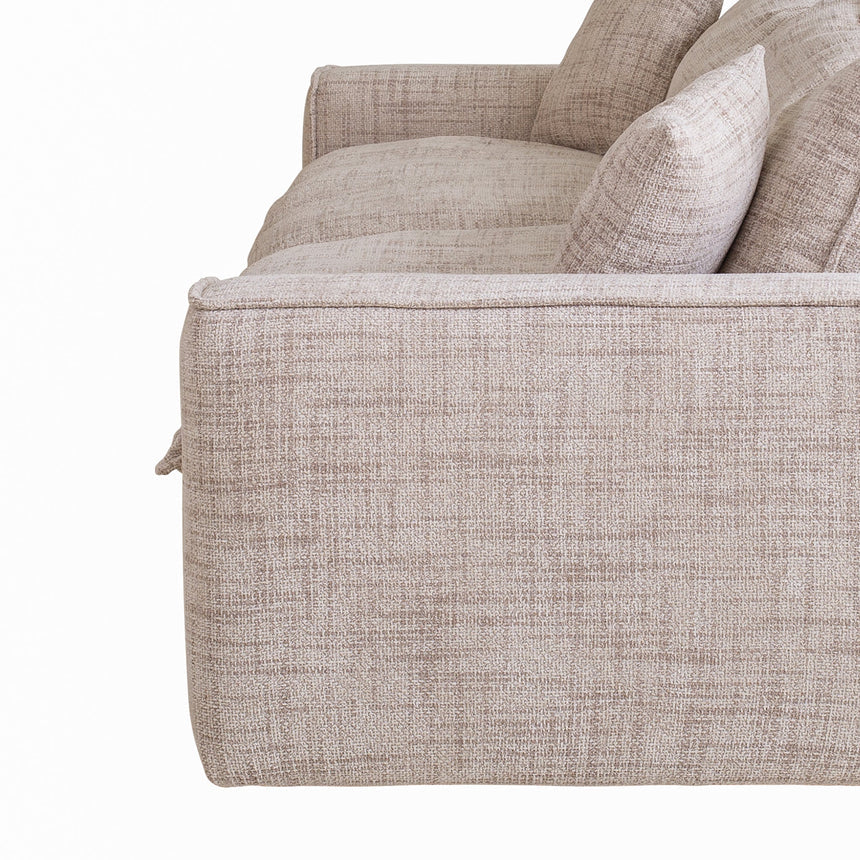 2 Seater Fabric Sofa - Cream