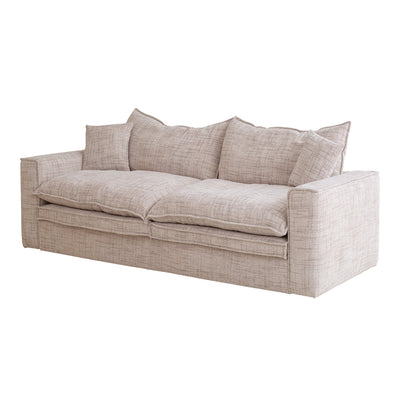 2 Seater Fabric Sofa - Cream