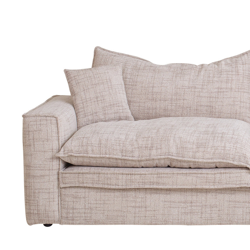 2 Seater Fabric Sofa - Cream