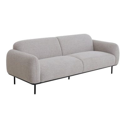 3 Seater Fabric Sofa - Speckled Grey