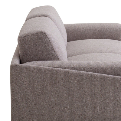 3 Seater Fabric Sofa - Dusty Grey