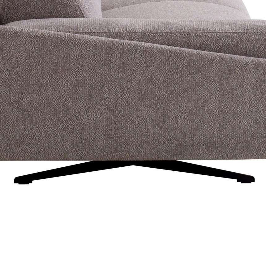 3 Seater Fabric Sofa - Dusty Grey