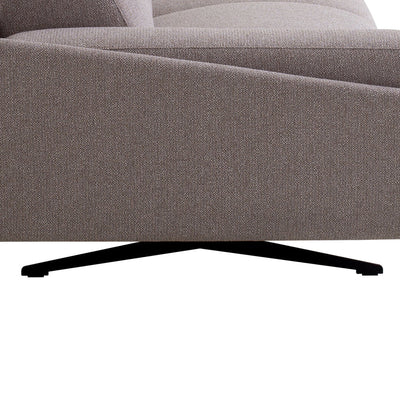 3 Seater Fabric Sofa - Dusty Grey