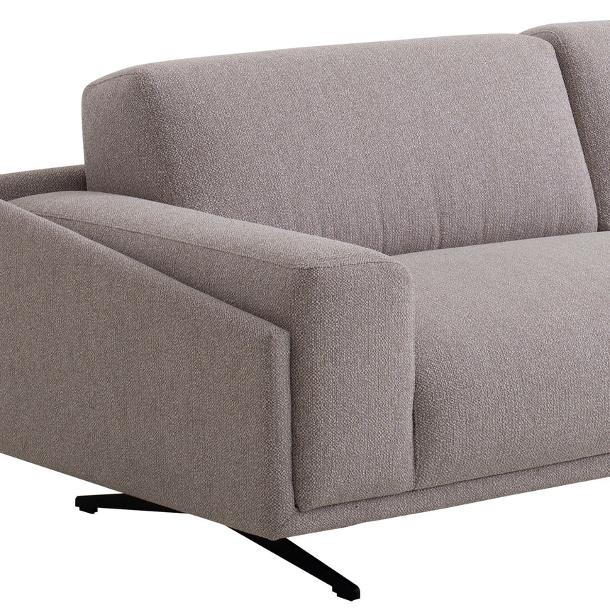 3 Seater Fabric Sofa - Dusty Grey