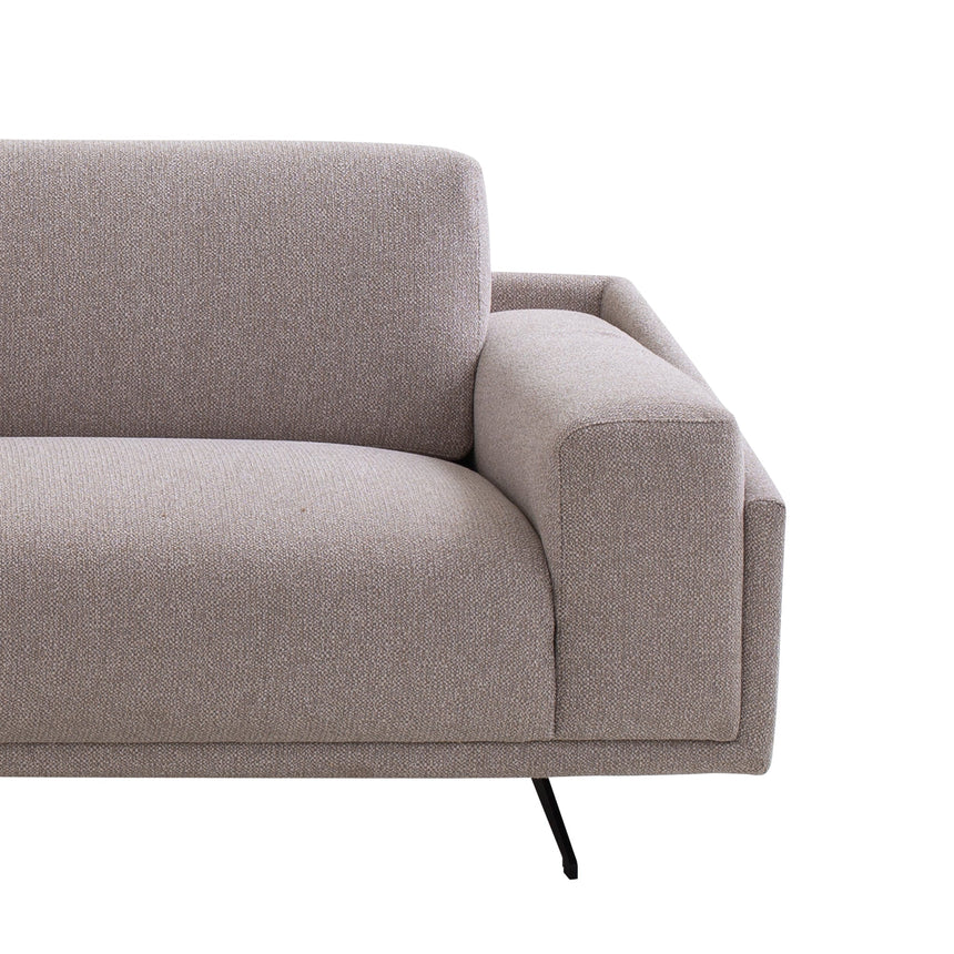 3 Seater Fabric Sofa - Dusty Grey