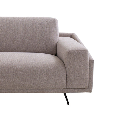 3 Seater Fabric Sofa - Dusty Grey