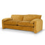 3 Seater Fabric Sofa - Ochre