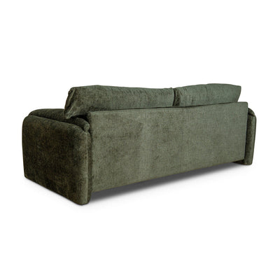 3 Seater Fabric Sofa - Turtle Green