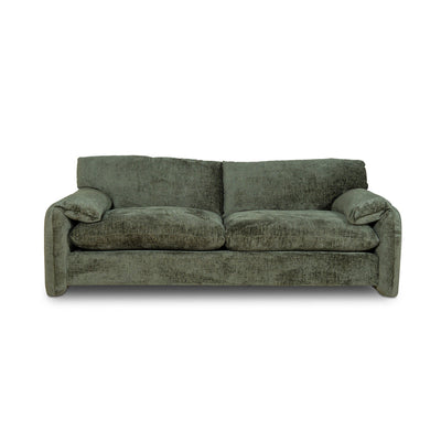 3 Seater Fabric Sofa - Turtle Green