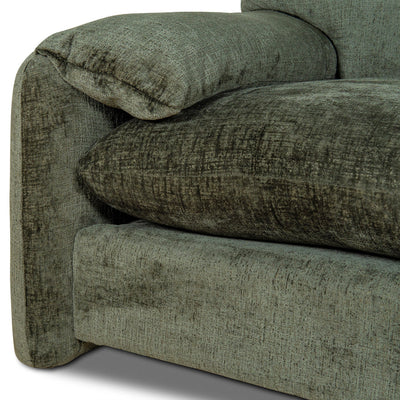 3 Seater Fabric Sofa - Turtle Green