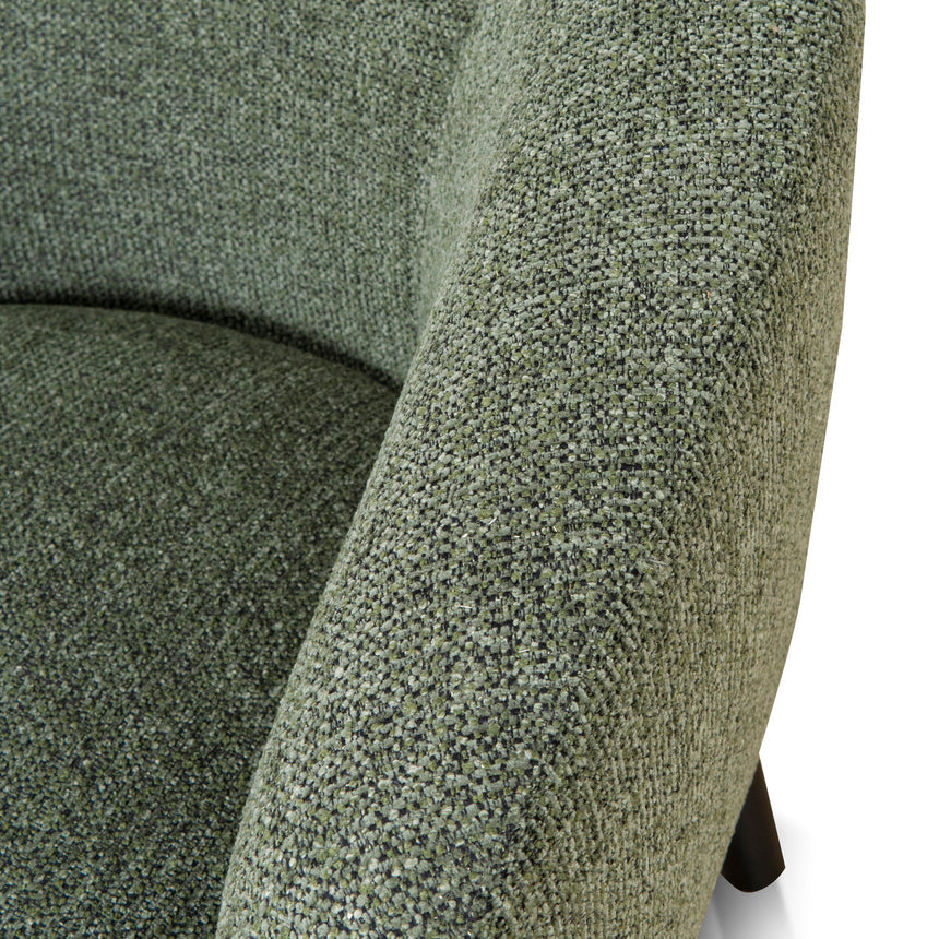 Fabric Armchair - Coral Dark Green