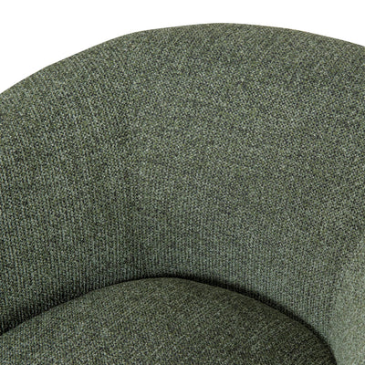 Fabric Armchair - Coral Dark Green