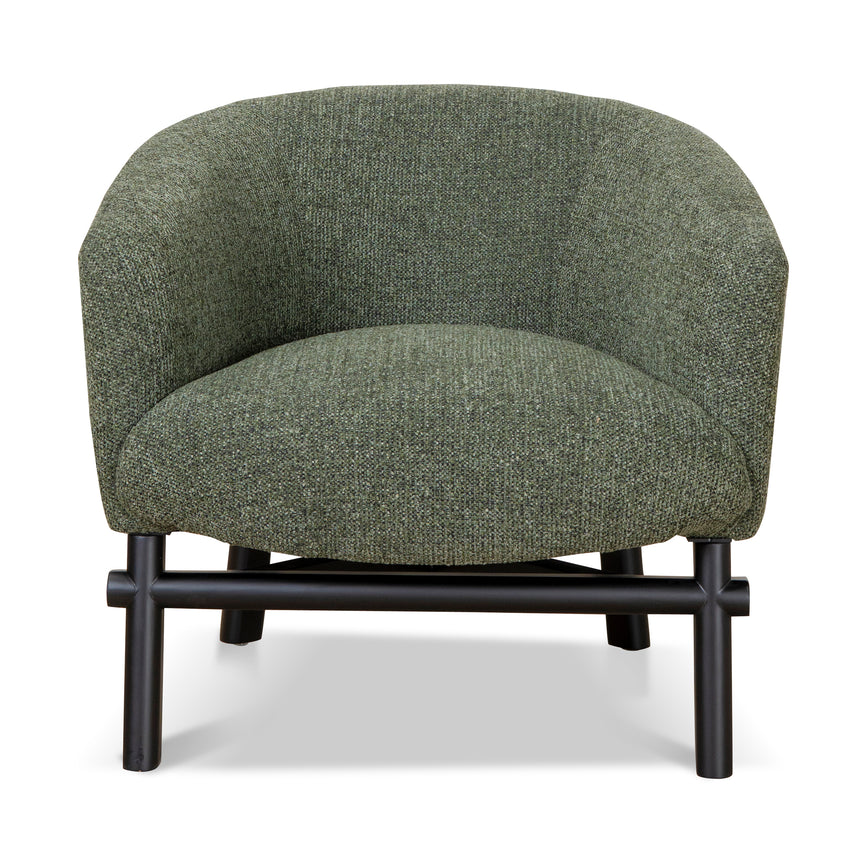 Fabric Armchair - Coral Dark Green