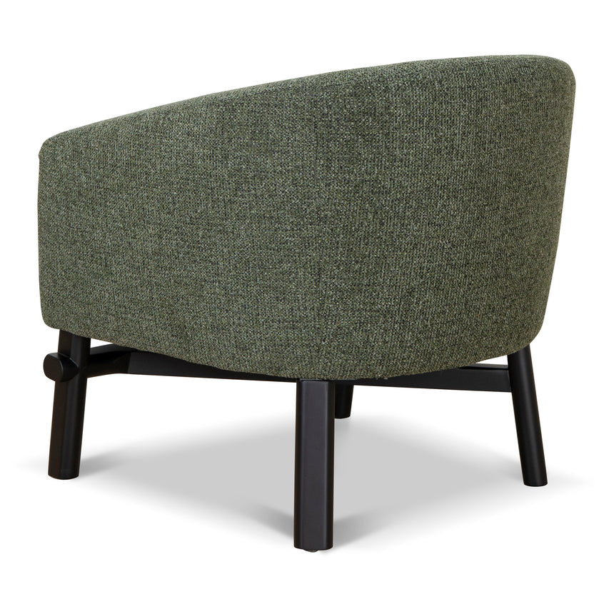 Fabric Armchair - Coral Dark Green