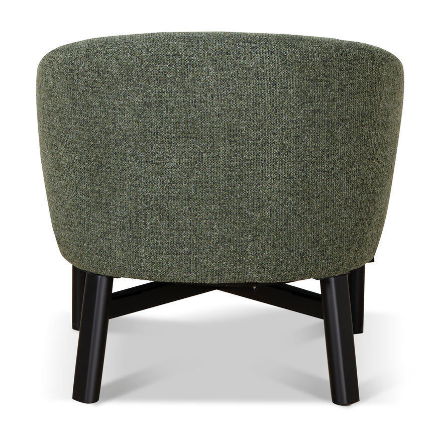 Fabric Armchair - Coral Dark Green