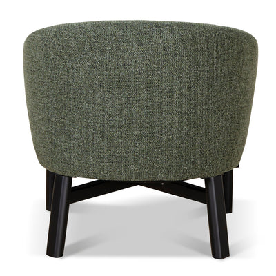 Fabric Armchair - Coral Dark Green