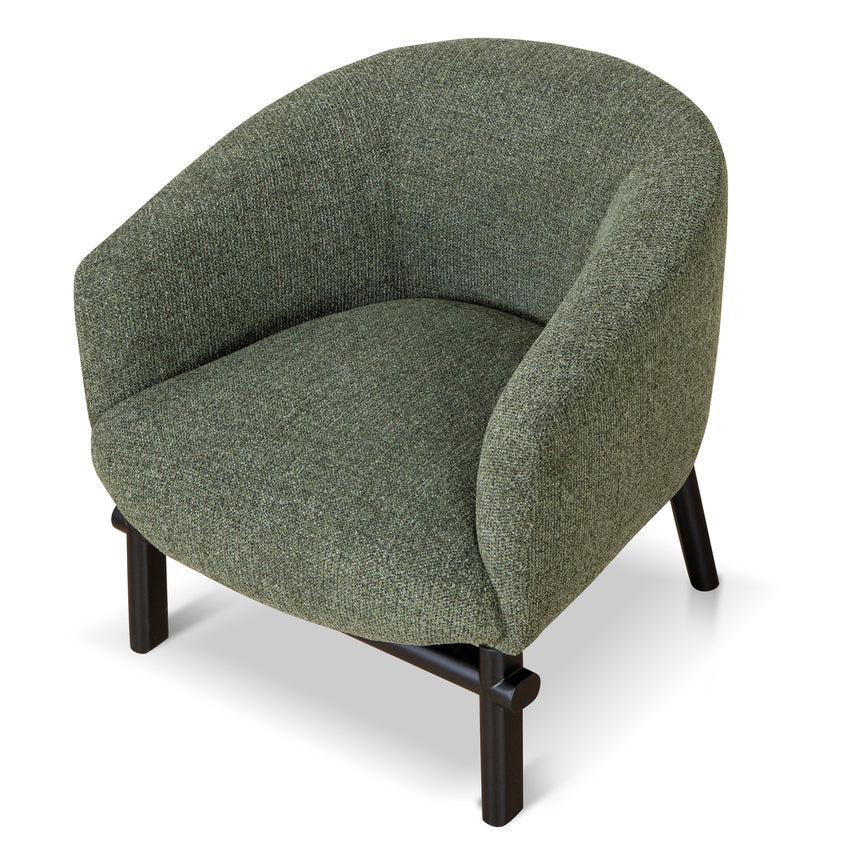 Fabric Armchair - Coral Dark Green