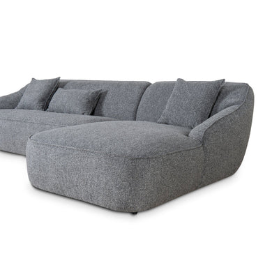 Right Chaise Sofa - Coral Charcoal