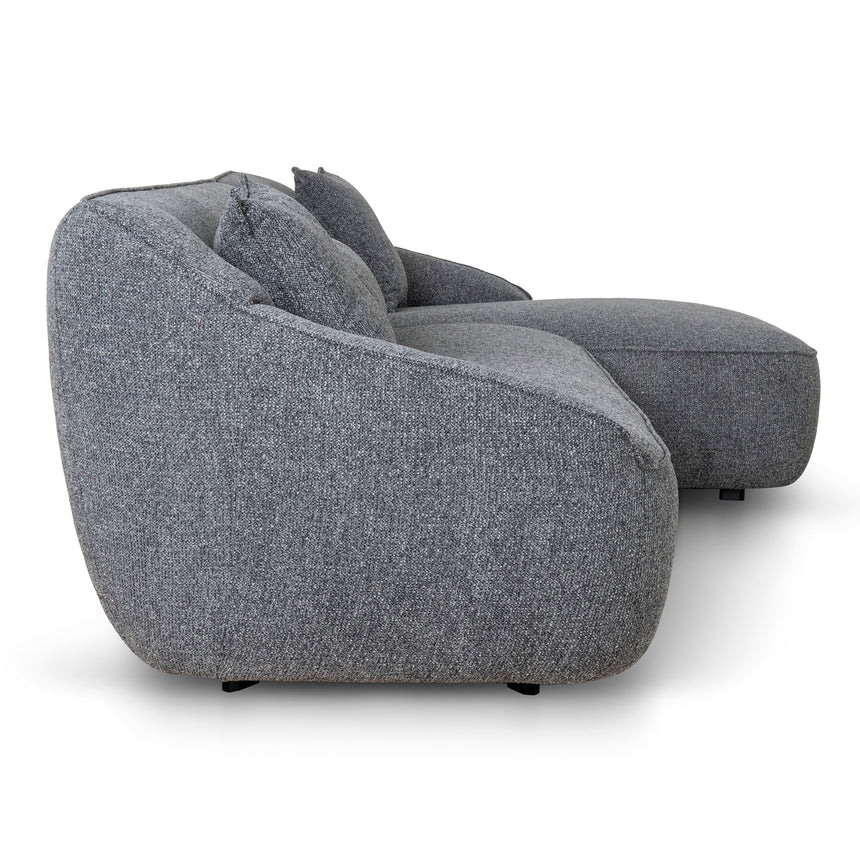 Right Chaise Sofa - Coral Charcoal