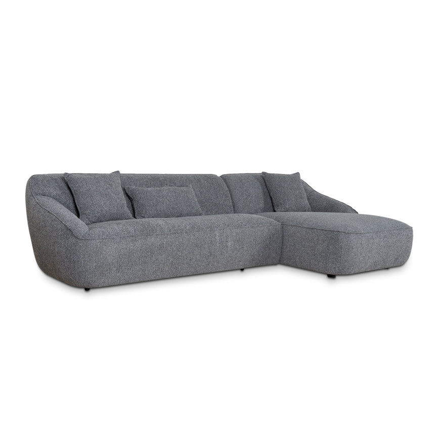 Right Chaise Sofa - Coral Charcoal