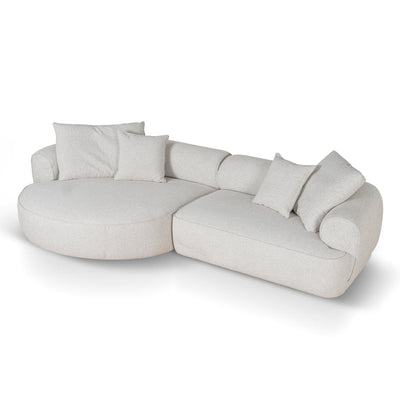 Left Chaise Sofa - Coral Beige