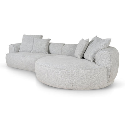 Right Chaise Sofa - Coral Black Pepper