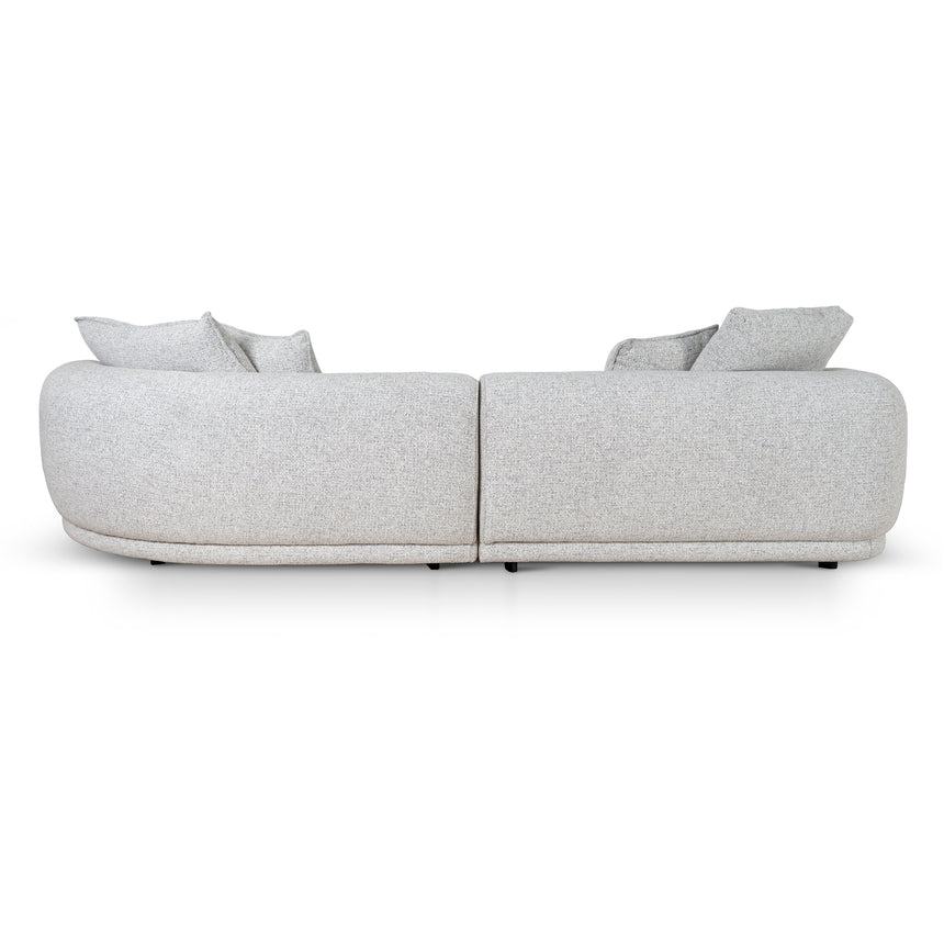 Right Chaise Sofa - Coral Black Pepper