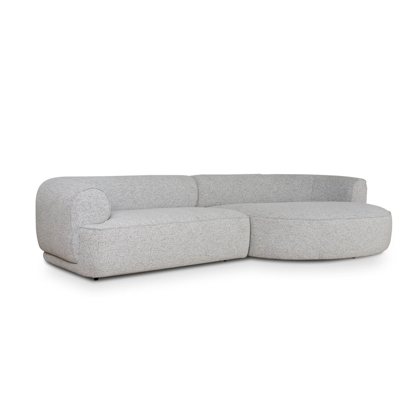 Right Chaise Sofa - Coral Black Pepper