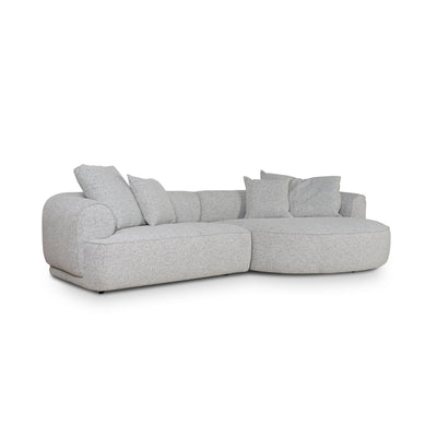 Right Chaise Sofa - Coral Black Pepper