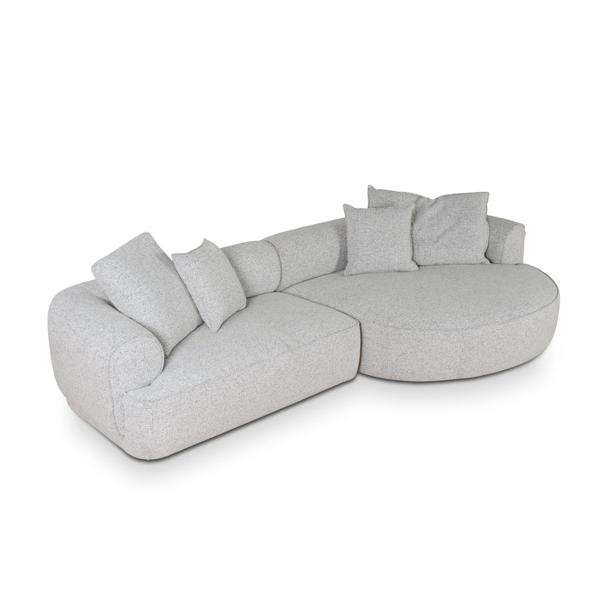 Right Chaise Sofa - Coral Black Pepper