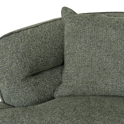 Right Chaise Sofa - Coral Dark Green