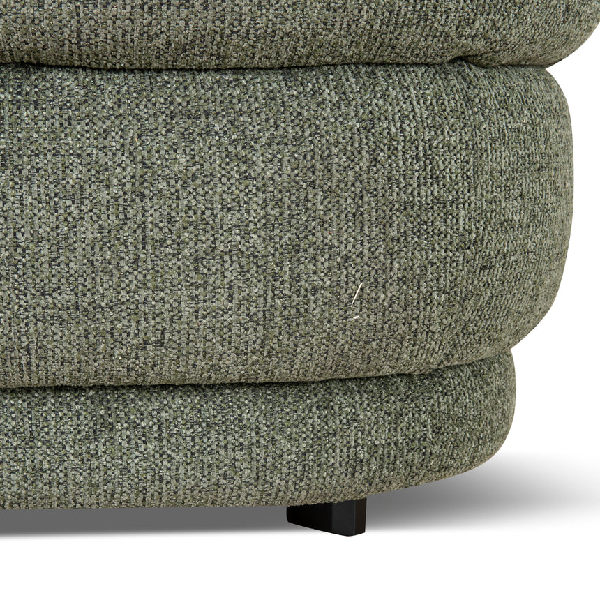 Right Chaise Sofa - Coral Dark Green