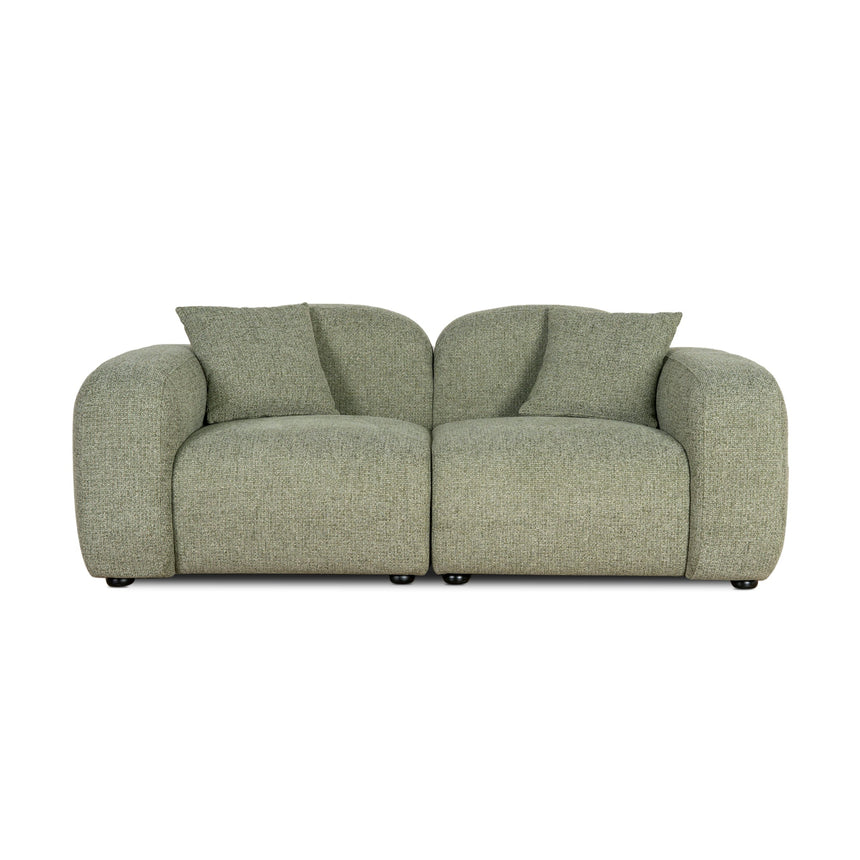 2 Seater Sofa - Coral Light Green