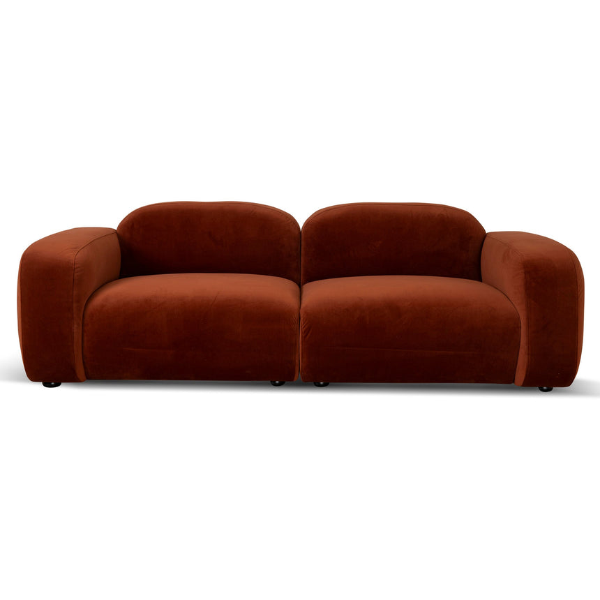 3 Seater Sofa - Rustic Orange