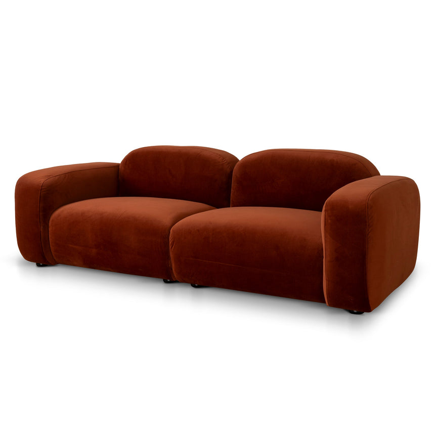 3 Seater Sofa - Rustic Orange