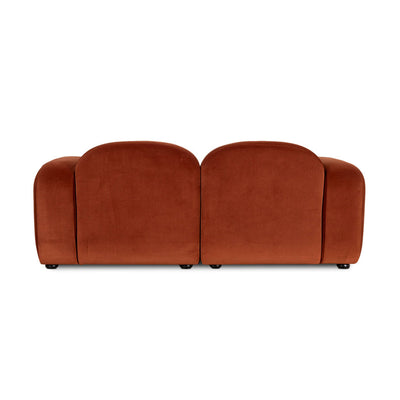 2 Seater Sofa - Rustic Orange