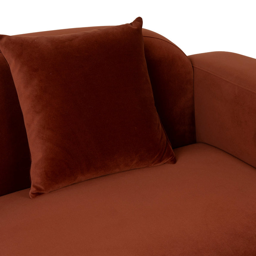 4 Seater Sofa - Rustic Orange