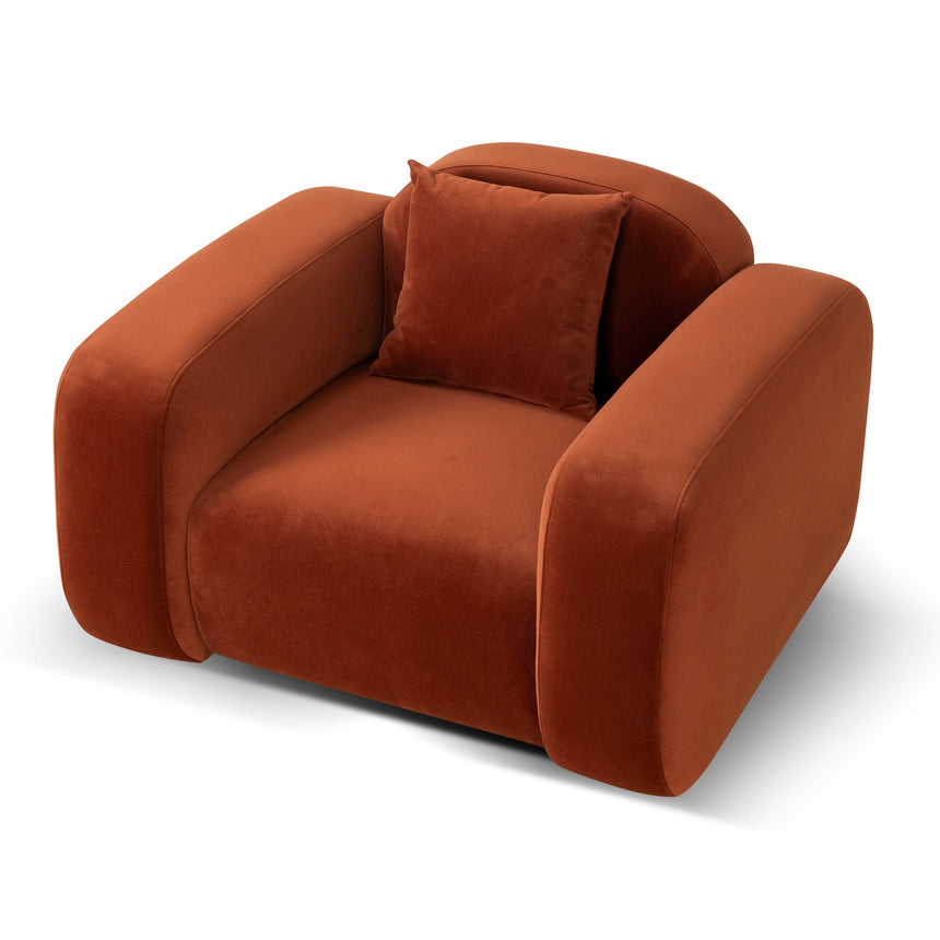 Armchair - Rustic Orange